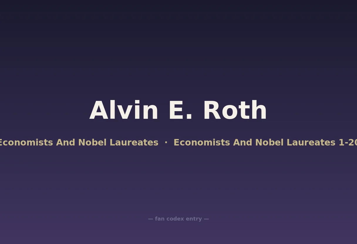 Alvin E. Roth