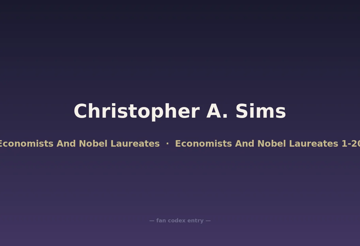 Christopher A. Sims